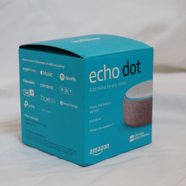 Echo Dot smart speaker with Alexa, brand-new in box.