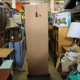 Vintage mahogany glass curio cabinet with mirrored back and glass shelves