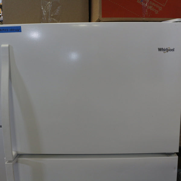 Whirlpool 18.2 cu. ft. top freezer refrigerator with frameless glass shelves
