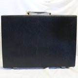 Vintage gray Samsonite hard shell briefcase with snap lock and key
