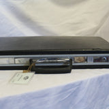 Vintage gray Samsonite hard shell briefcase with snap lock and key