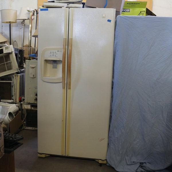 Maytag side by side refrigerator with freezer