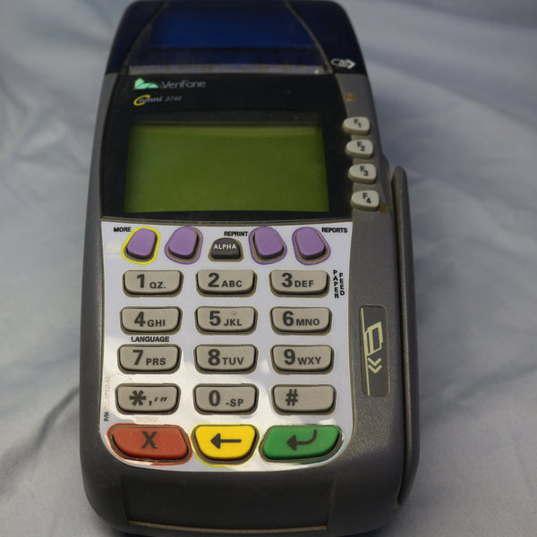 VeriFone Omni 3740 Credit Card POS Terminal with Printer