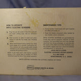 Vintage Dritz electric scissors Model 716 for sewing and crafts