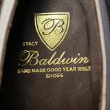 Stacy Baldwin brown and white wingtip spectator oxford shoes