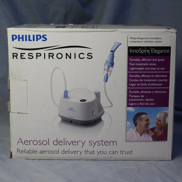 Philips Respironics InnoSpire Elegance nebulizer system open box unused