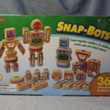 Lakeshore Snap-Bots 36-piece wooden robot building toy