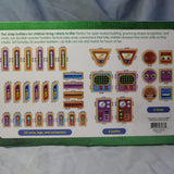 Lakeshore Snap-Bots 36-piece wooden robot building toy