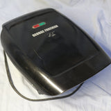 George Foreman black electric grill and panini press