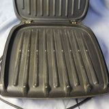 George Foreman black electric grill and panini press
