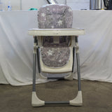 My Babiie folding high chair with gray star seat