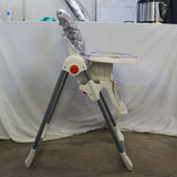 My Babiie folding high chair with gray star seat