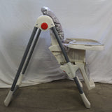 My Babiie folding high chair with gray star seat