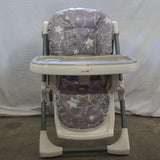 My Babiie folding high chair with gray star seat