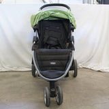 Britax B-Agile Lightweight Stroller with green canopy and 3 wheels