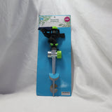 Oscillation lawn sprinkler with adjustable spray and yellow plastic base