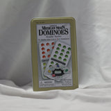 Cardinal Mexican Train Dominoes game set in tin case with jumbo tiles