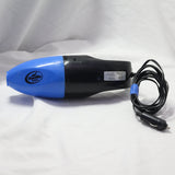 Used Turtle Wax blue and black 12V car vacuum cleaner with attachments