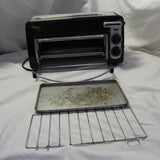 Hamilton Beach Toastation black toaster oven combo front view