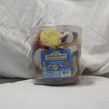 Lakeshore Multicultural Pretend Food Set with 100 plastic play pieces in sealed clear storage tub for kids ages 3 and up.