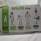 Nintendo Wii Fit Plus Balance Board with risers and original box, untested condition